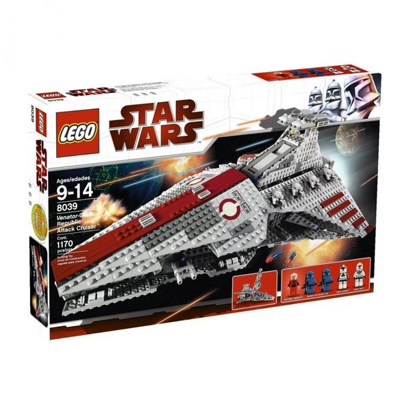 Cover Art for 5702014533370, Venator-Class Republic Attack Cruiser Set 8039 by LEGO