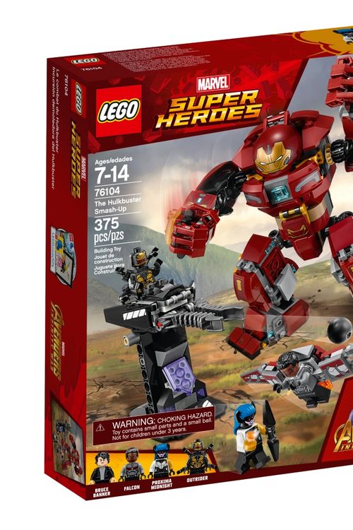 Cover Art for 5702016110562, The Hulkbuster Smash-Up Set 76104 by LEGO