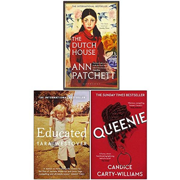 Cover Art for 9789124079574, The Dutch House, Educated, Queenie 3 Books Collection Set by Ann Patchett, Tara Westover, Candice Carty-Williams