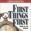 Cover Art for 9781883219260, First Things First by Stephen R. Covey