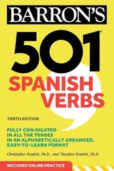 Cover Art for 9781506293561, 501 Spanish Verbs, Tenth Edition by Christopher Kendris