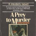 Cover Art for 9780099642206, A Prey to Murder by Ann Cleeves