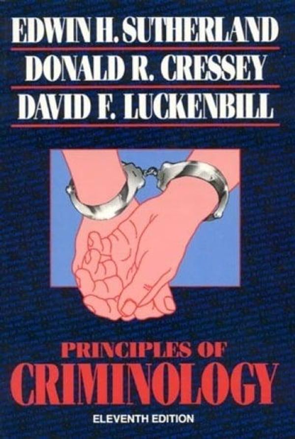 Cover Art for 9780930390693, Principles of Criminology by Donald R. Cressey