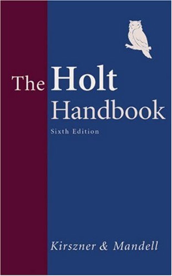 Cover Art for 9780838408148, Holt Handbook with APA Update Card by Laurie Kirszner, Stephen Mandell
