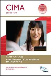 Cover Art for 9780751780703, CIMA - C03 Fundamentals of Business Mathematics by BPP Learning Media Ltd