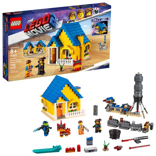 Cover Art for 0673419302302, Emmet's Dream House/Rescue Rocket! Set 70831 by LEGO
