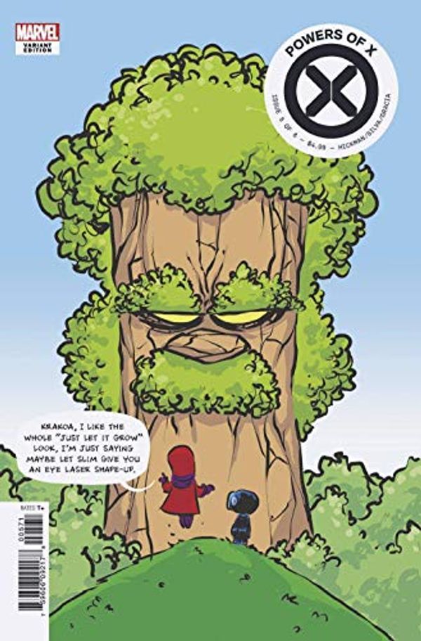 Cover Art for B07Y5Q1LWW, Powers of X #5 (of 6) Skottie Young Chibi "Baby" Krakoa Variant by Jonathan Hickman