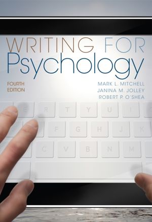 Cover Art for 9781111840631, Writing For Psychology by Robert O'Shea