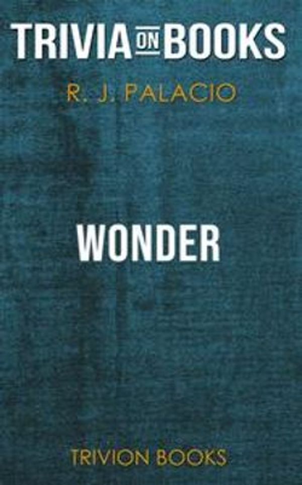 Cover Art for 9788828322702, Wonder by R.J. Palacio (Trivia-On-Books) by Trivion Books