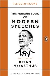 Cover Art for 9780241982303, The Penguin Book of Modern Speeches by Brian MacArthur