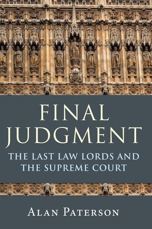 Cover Art for 9781849463836, Final Judgment by Alan Paterson