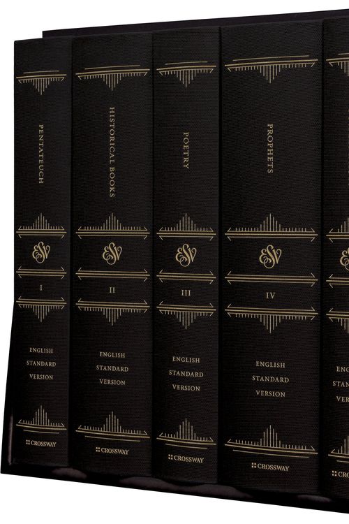 Cover Art for 9781433565649, ESV Reader's Bible, Six-Volume Set: With Chapter and Verse Numbers (Cloth Over Board with Permanent Slipcase) by ESV Bibles by Crossway