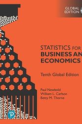 Cover Art for 9781292436845, Statistics for Business and Economics, Global Edition by Paul Newbold