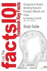 Cover Art for 9781478430070, Studyguide for Modern Marketing Research: Concepts, Methods, and Cases by Fred M. Feinberg, ISBN 9781133188964 by Fred M Feinberg