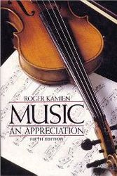 Cover Art for 9780070332669, Music: an appreciation by Roger Kamien