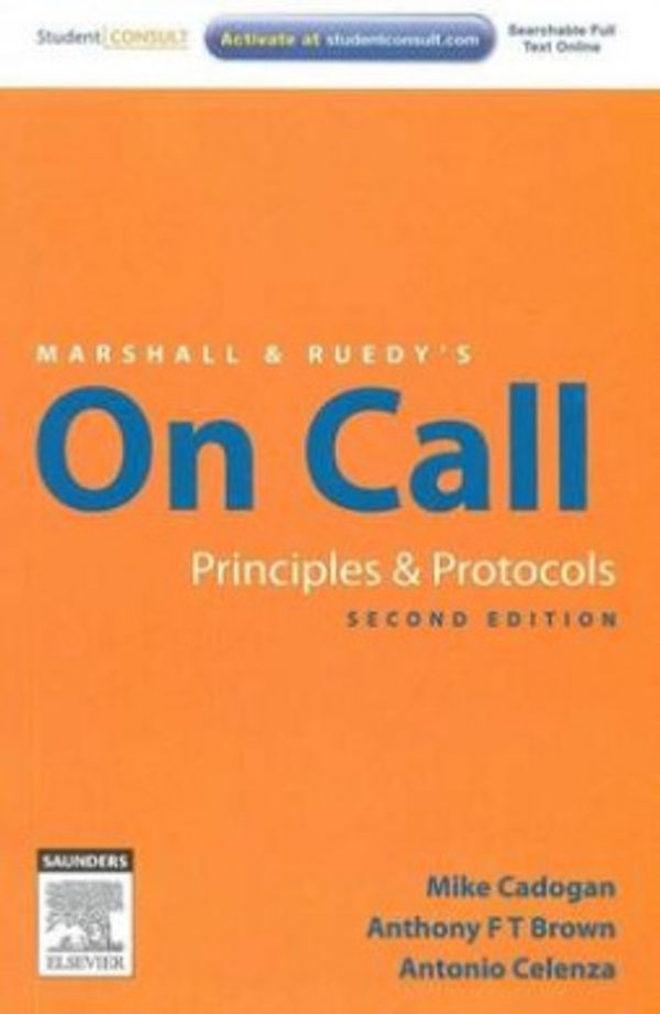 Cover Art for 9780729539616, Marshall and Ruedy's On Call (Paperback) by Mike Cadogan