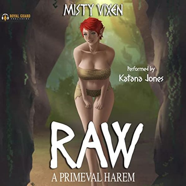 Cover Art for B0B4F5SDJP, Raw: A Primeval Harem by Misty Vixen