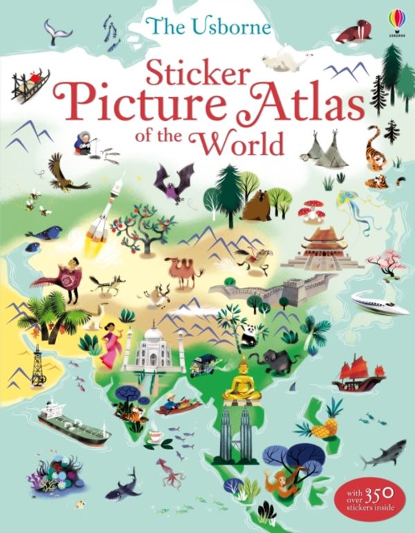 Cover Art for 9781409550013, Sticker Picture Atlas of the World by Sam Lake