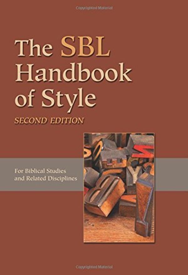 Cover Art for B01FGMTJYY, The SBL Handbook of Style by Society of Biblical Literature (2014-11-04) by Society Of Bibl