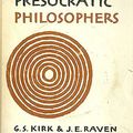 Cover Art for 9780521091695, Presocratic Philosophers by Kirk