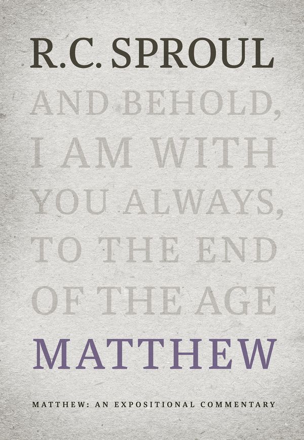 Cover Art for 9781642891768, Matthew: An Expositional Commentary by R. C. Sproul