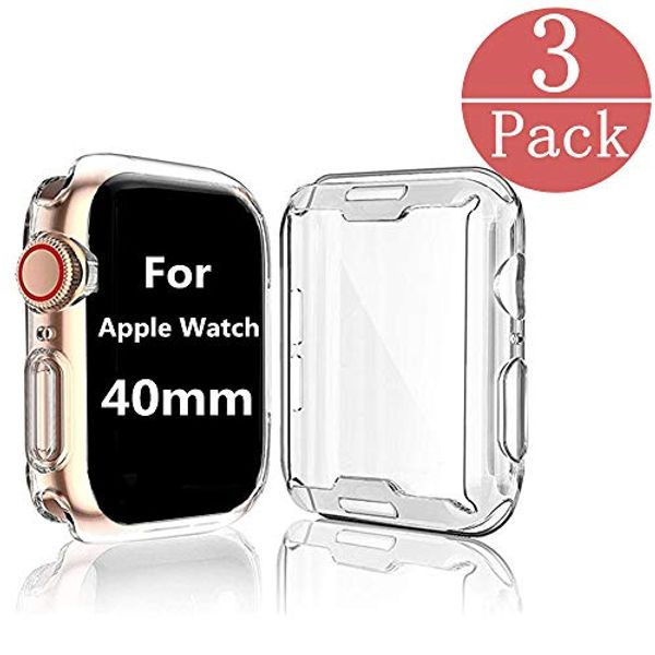 Cover Art for 0889689908216, [3-Pack] Case Compatible Apple Watch Series 4 / Series 5 Screen Protector 40mm, iWatch Overall Protective Case TPU HD Clear Ultra-Thin Cover Compatible Series 4/5 (40mm) by Charlie Mackesy
