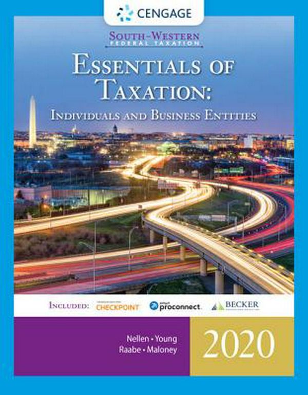 Cover Art for 9780357109175, South-Western Federal Taxation 2020: Essentials of Taxation: Individuals and Business Entities (with Intuit Proconnect Tax Online + RIA Checkpoint 1 Term (6 Months) Printed Access Card) by Annette Nellen (author), James C Young (author), William A Raabe (author), David M Maloney (author)