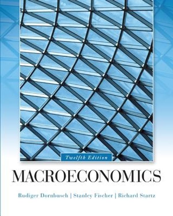 Cover Art for 9780078021831, Macroeconomics by Rudiger Dornbusch