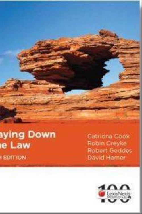 Cover Art for 9780409328530, Laying Down the Law (8th Edition) by Catriona Cook Geoff Pryor Robin Creyke Robert Geddes Dav