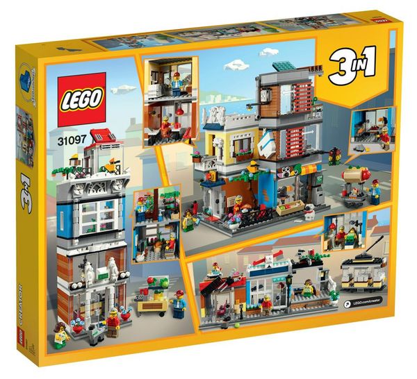 Cover Art for 5702016367911, Townhouse Pet Shop & Café Set 31097 by LEGO