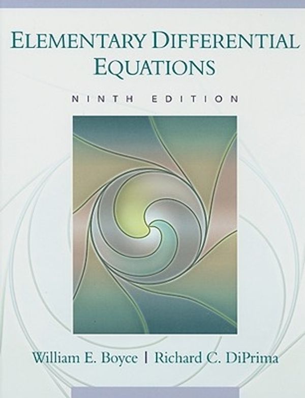 Cover Art for 9780470039403, Elementary Differential Equations [With Web Registration Card] by William E. Boyce, Richard C. DiPrima