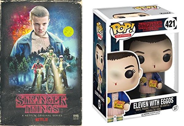 Cover Art for 0689408966592, Stranger Things Funko Pop Eleven (with Eggos) #421 VHS Set Season 1 DVD Blu-Ray 4 Disc Box Special Edition 2-Pack Combo Bundle by Unknown