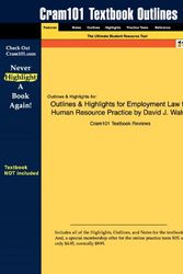 Cover Art for 9781616545086, Outlines & Highlights for Employment Law for Human Resource Practice by David J. Walsh, ISBN by Cram101 Textbook Reviews