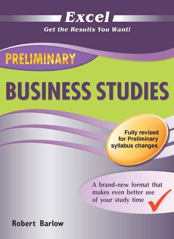 Cover Art for 9781741253900, Excel Preliminary Business Studies by 