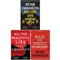 Cover Art for 9789123978922, Peter Swanson Collection 3 Books Set (Before She Knew Him, All the Beautiful Lies, [Hardcover] Rules for Perfect Murders) by Peter Swanson
