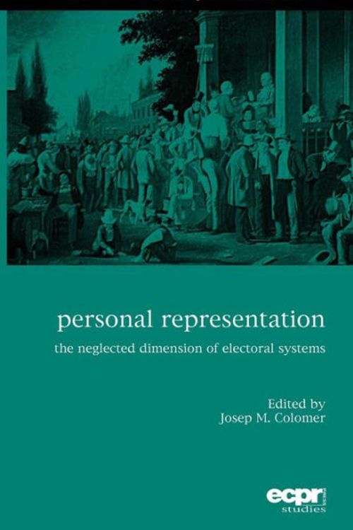 Cover Art for 9781907301162, Personal Representation by Josep M Colomer