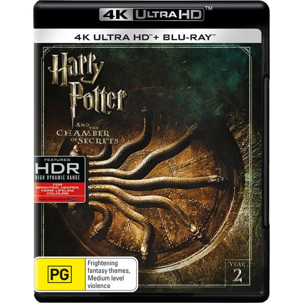 Cover Art for 9398700034823, Harry Potter and the Chamber of Secrets (4K UHD/Blu-ray) by Emma Watson,Rupert Grint,Daniel Radcliffe,Jason Isaacs,Chris Columbus