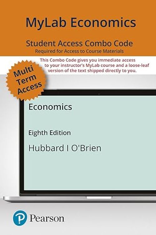 Cover Art for 9780136715085, Mylab Economics with Pearson Etext -- Combo Access Card -- For Economics by R Glenn Hubbard, O'Brien, Anthony Patrick