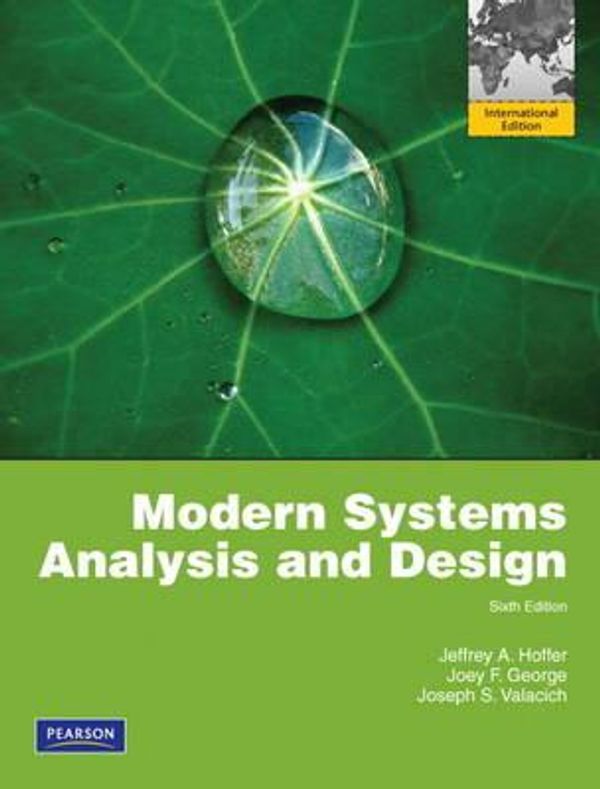 Cover Art for 9780273756088, Modern Systems Analysis and Design by Jeffrey A. Hoffer