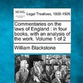 Cover Art for 9781240177394, Commentaries on the Laws of England by William Blackstone
