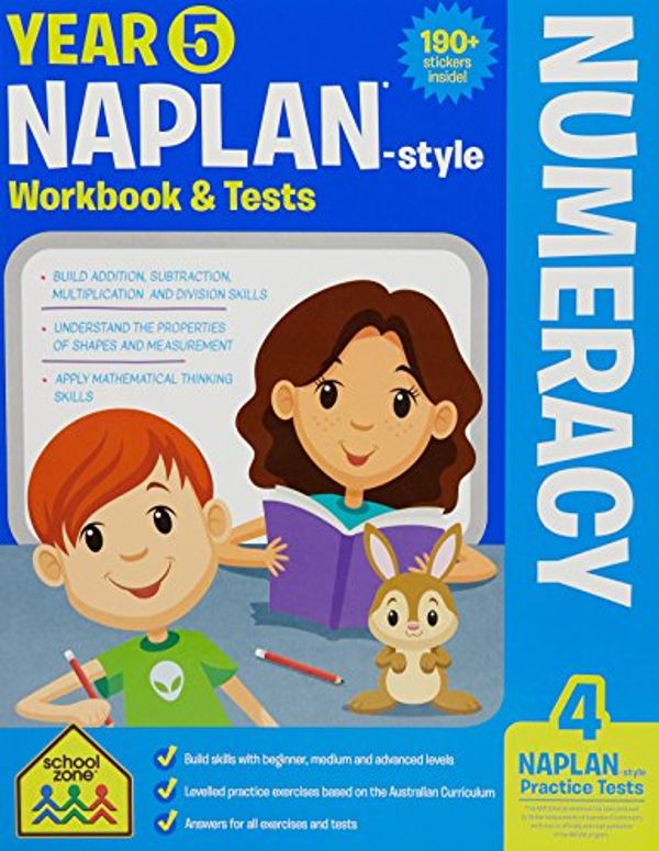 Cover Art for 9781488933400, NAPLAN*-style Year 5 Numeracy Workbook and Tests (new cover)School Zone by School Zone