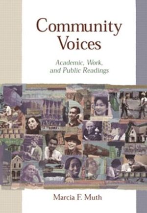Cover Art for 9780321093318, Community Voices by Marcia F. Muth