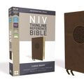 Cover Art for 9780310449607, NIV, Thinline Reference Bible, Large Print, Imitation Leather, Brown, Red Letter Edition, Comfort Print by Zondervan