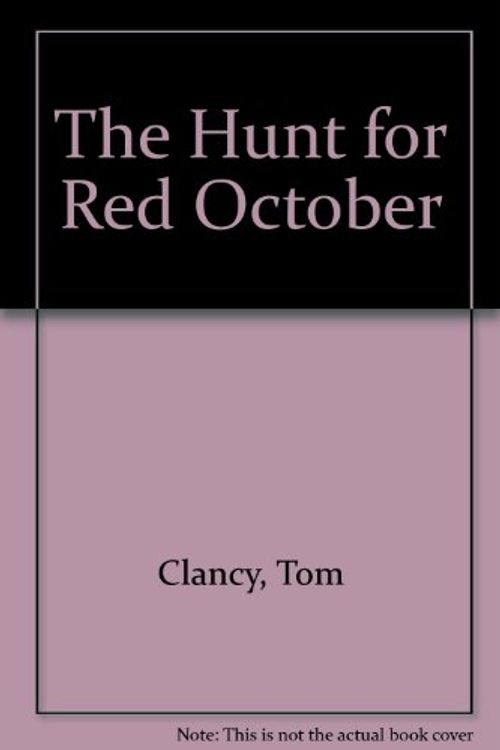 Cover Art for 9781439570623, The Hunt for Red October by Tom Clancy