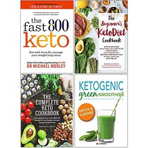 Cover Art for 9789124182267, Fast 800 Keto, The Beginner's KetoDiet Cookbook, The Complete Keto Cookbook, Ketogenic Green Smoothies 4 Books Collection Set by Dr. Michael Mosley, Martina Slajerova, Iota