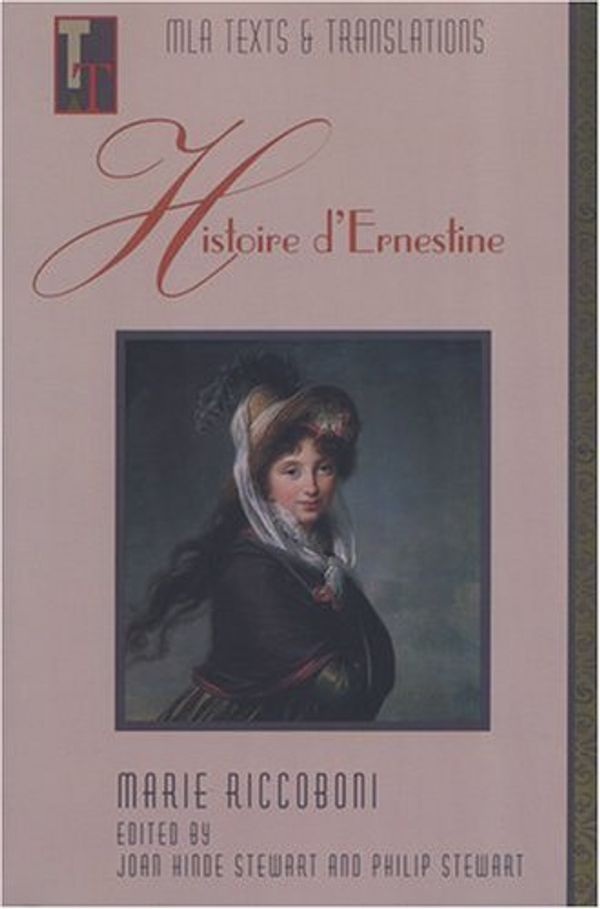 Cover Art for 9780873527859, Histoire D'Ernestine by Marie Riccoboni