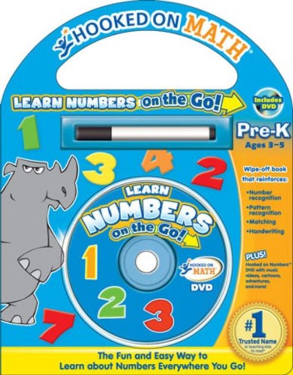 Cover Art for 0713974070541, Learn Numbers on the Go Wipe-off Board Book with DVD (Hooked on Phonics) by Hooked on Phonics