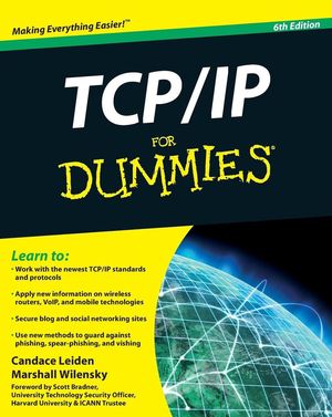 Cover Art for 9780470450604, TCP/IP for Dummies by Candace Leiden, Marshall Wilensky