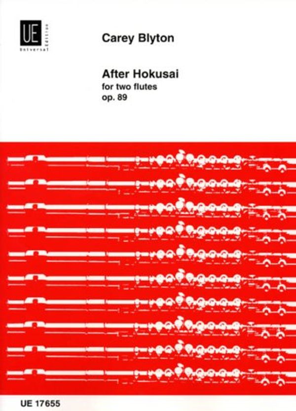 Cover Art for 9783702407797, After Hokusai: für 2 Flöten. Spielpartitur by Unknown