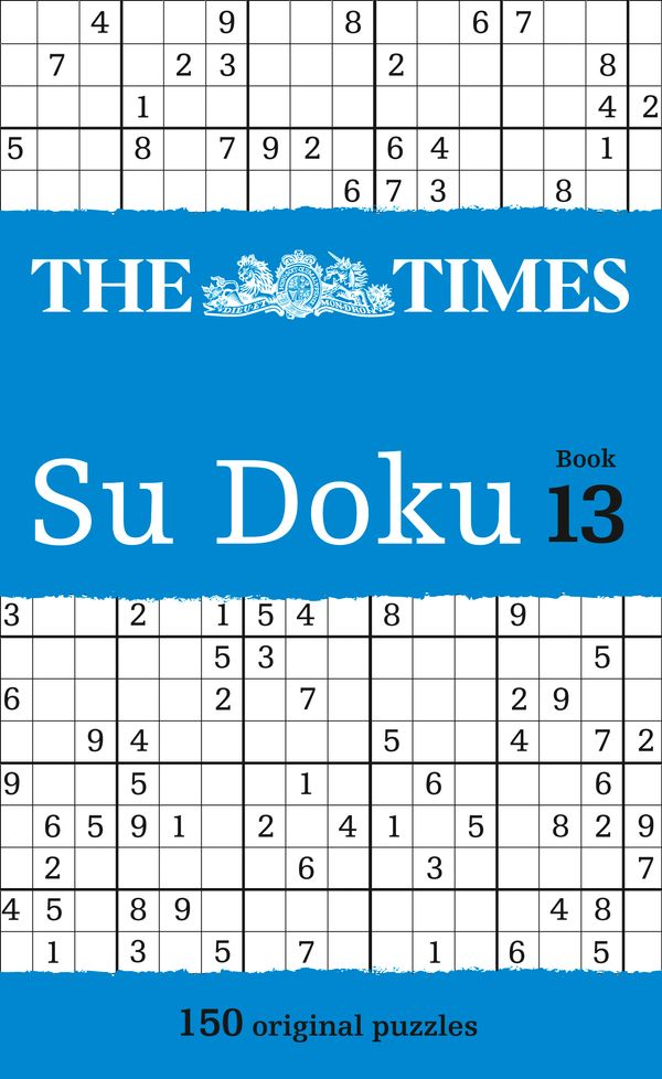 Cover Art for 9780007465200, The Times Su Doku Book 13 by The Times Mind Games